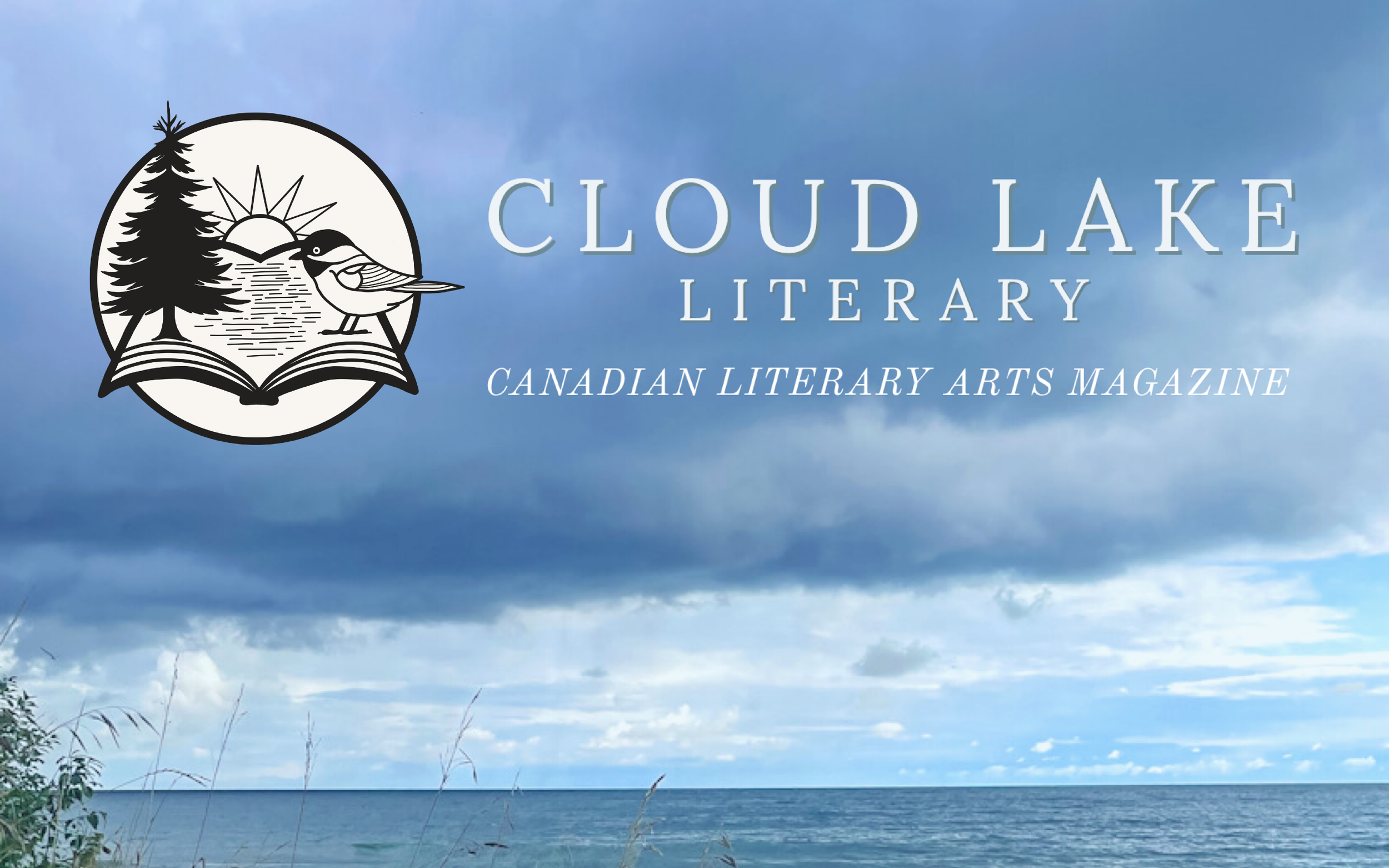 Front cover of Cloud Lake Literary's latest magazine issue, visually representing the richness of Canadian literature. The cover, funded through a $5,200 grant from the Ontario Arts Council, highlights the magazine's commitment to showcasing Canadian literary talent, including both written and oral narratives.
